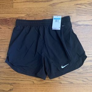 BNWT Womens Black Nike Tempo Luxe shorts sizes XS S M L XL